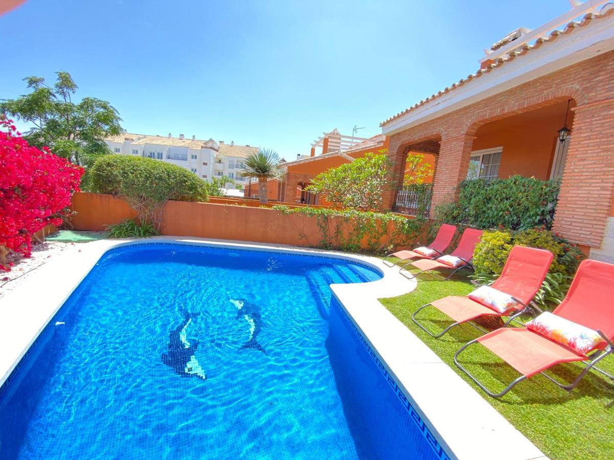 Villa With Heated Private Pool, Sea View& Turkish Sauna Benalmádena Dış mekan fotoğraf